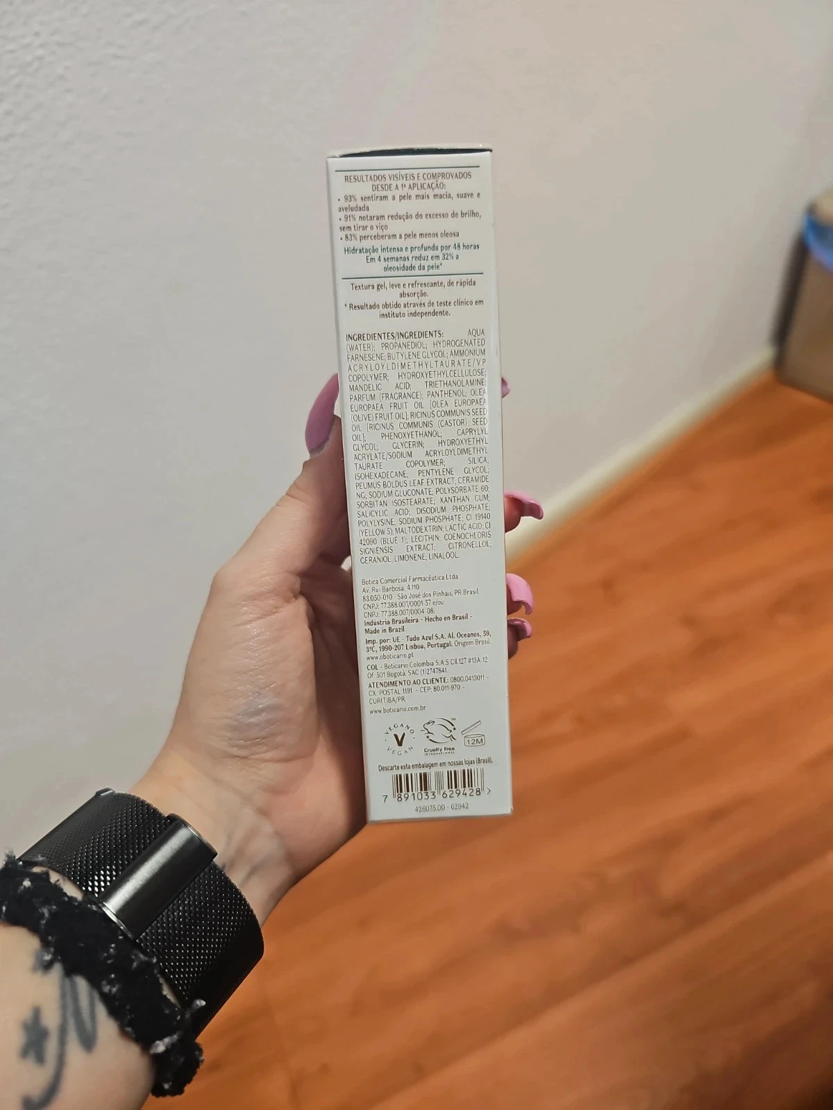Gel Hydratant Anti-Graisse Acqua Acide Mandélico + Salicylique Botik 50g – photo 2